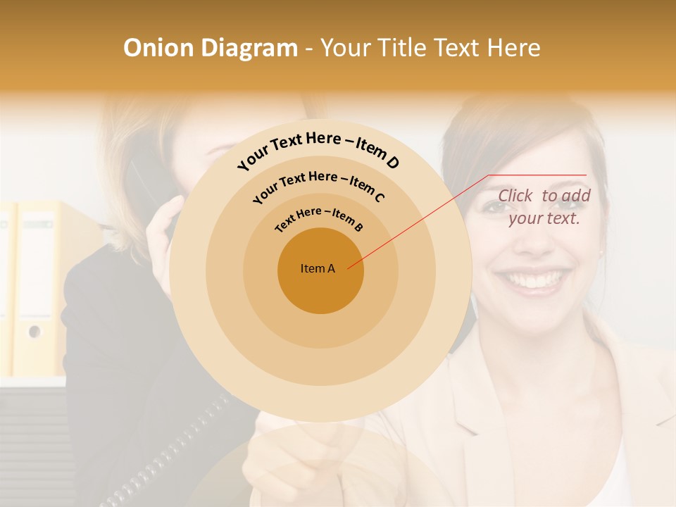 Service Arbeitsplatz Kommunikation PowerPoint Template