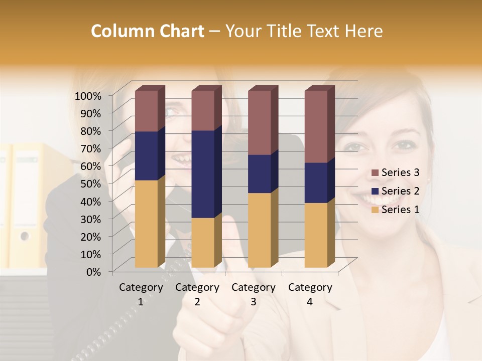 Service Arbeitsplatz Kommunikation PowerPoint Template