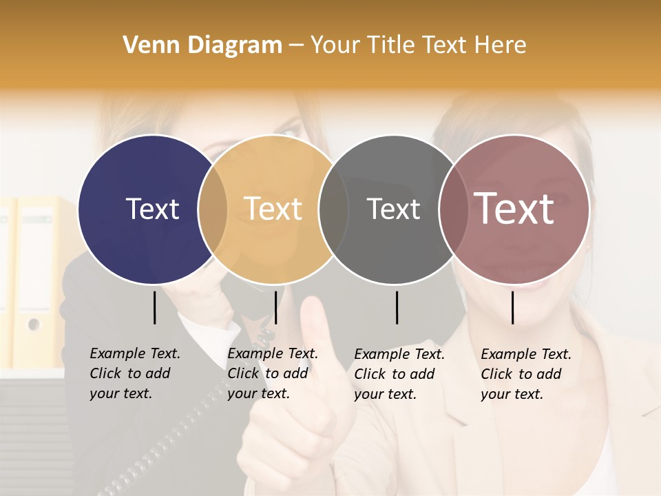 Service Arbeitsplatz Kommunikation PowerPoint Template