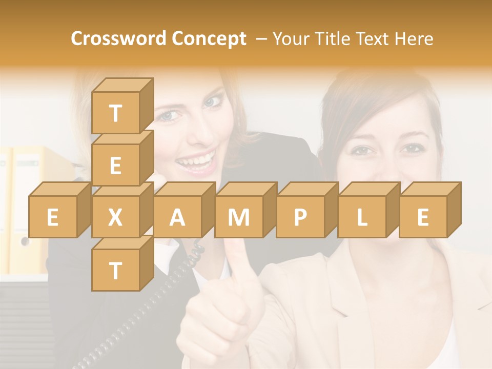 Service Arbeitsplatz Kommunikation PowerPoint Template
