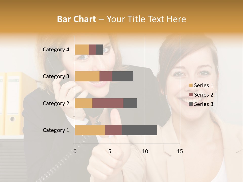 Service Arbeitsplatz Kommunikation PowerPoint Template