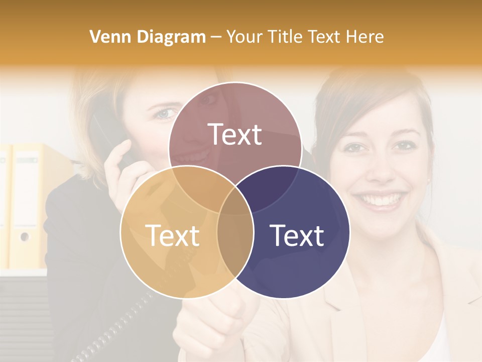 Service Arbeitsplatz Kommunikation PowerPoint Template