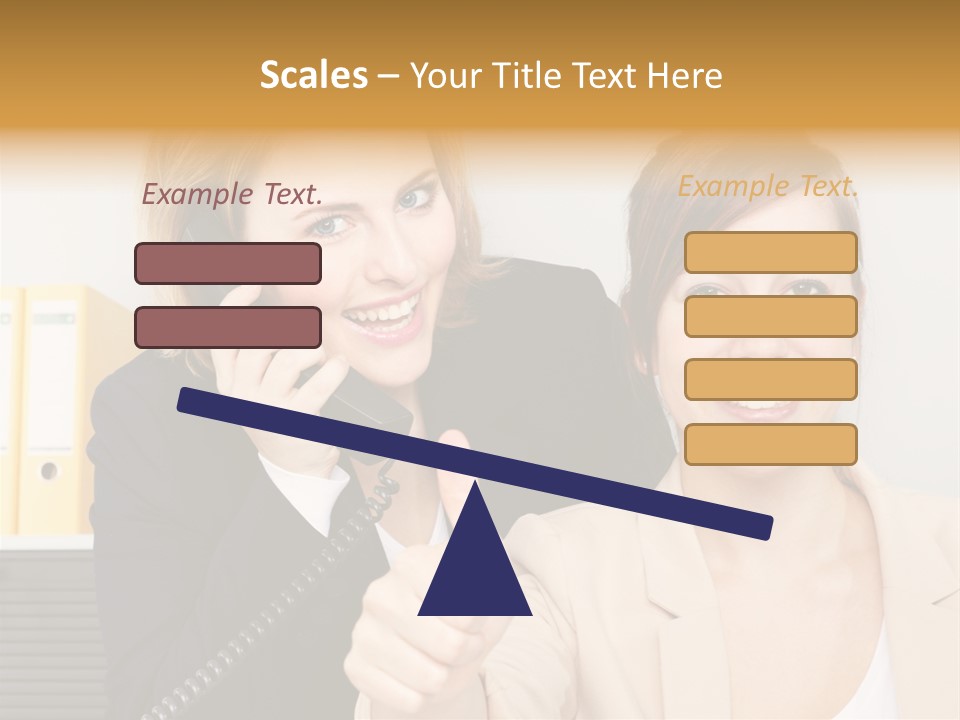 Service Arbeitsplatz Kommunikation PowerPoint Template
