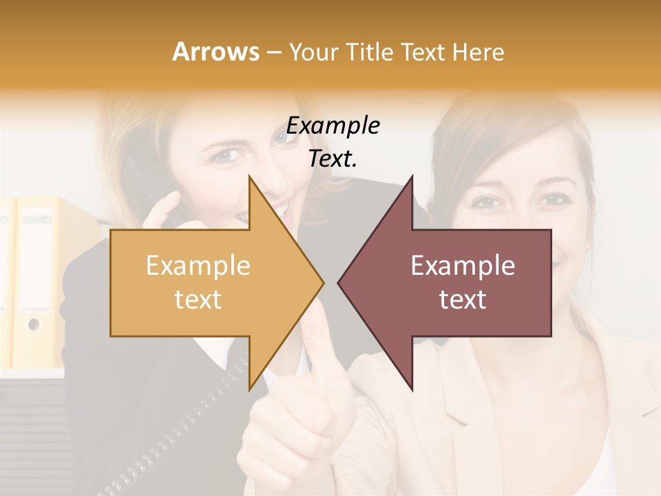 Service Arbeitsplatz Kommunikation PowerPoint Template