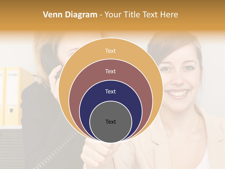 Service Arbeitsplatz Kommunikation PowerPoint Template