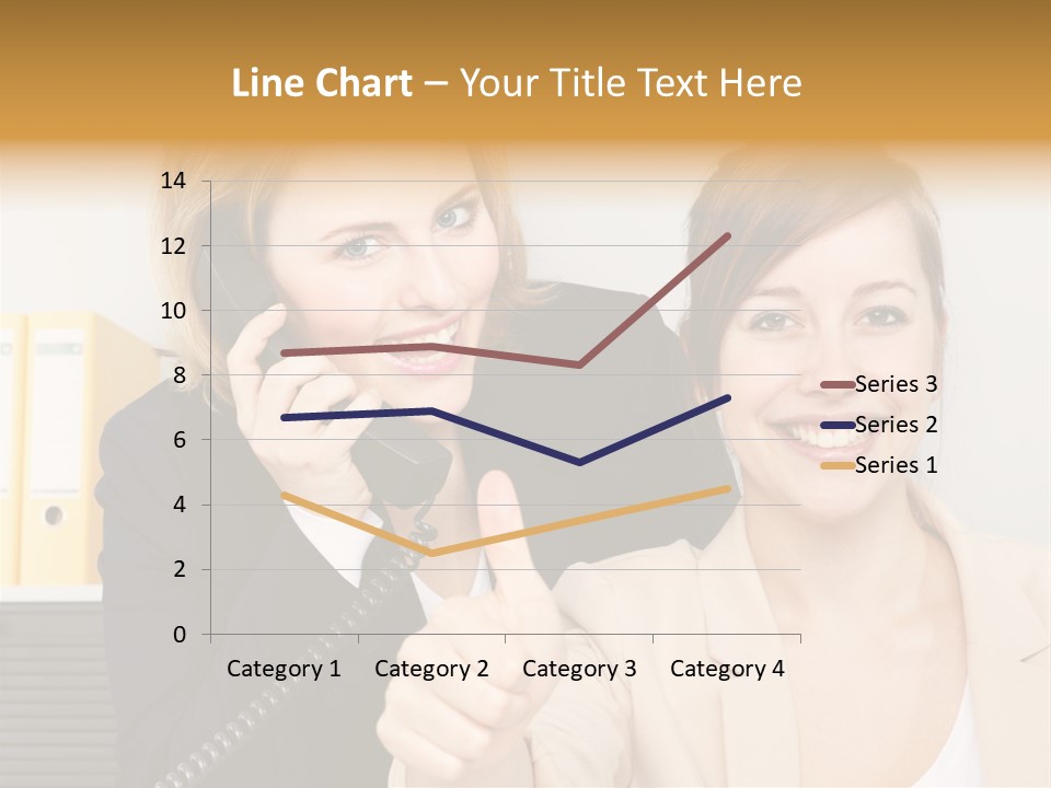Service Arbeitsplatz Kommunikation PowerPoint Template