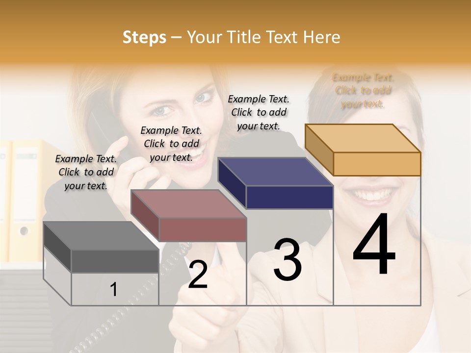Service Arbeitsplatz Kommunikation PowerPoint Template