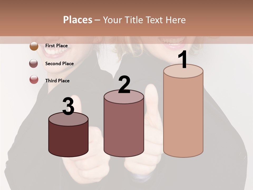 Studentin Zusammen Frau PowerPoint Template