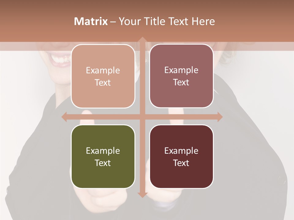 Studentin Zusammen Frau PowerPoint Template