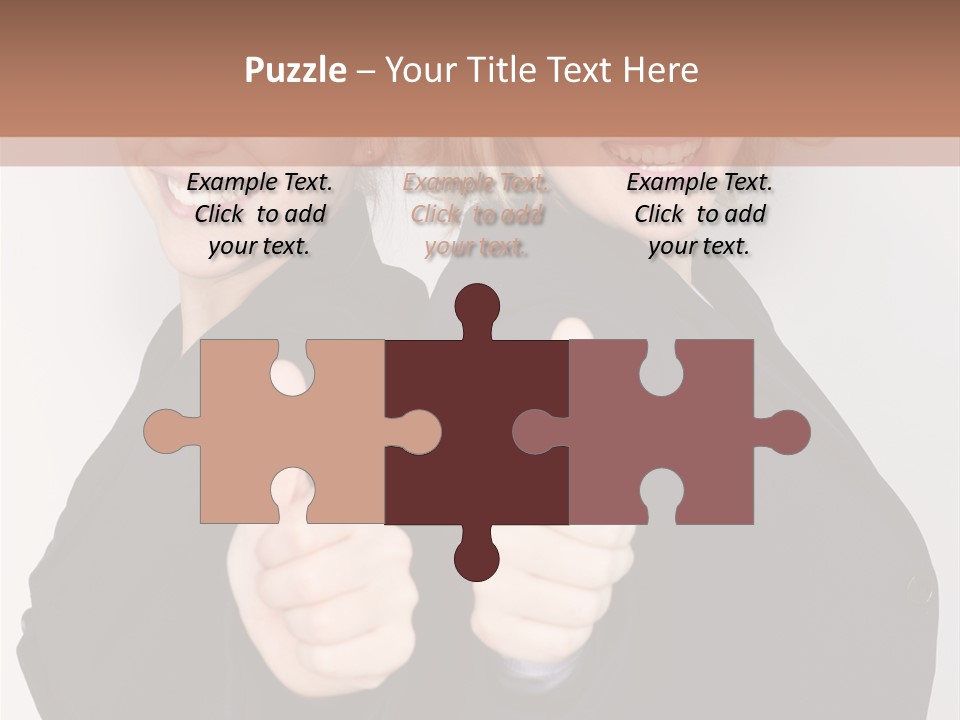 Studentin Zusammen Frau PowerPoint Template