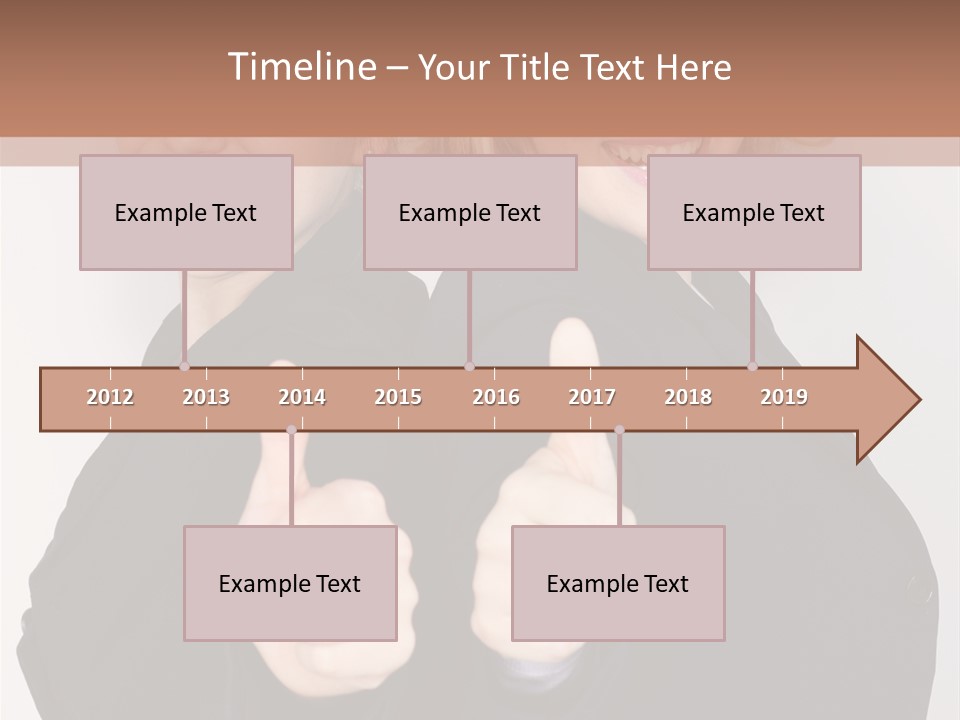 Studentin Zusammen Frau PowerPoint Template