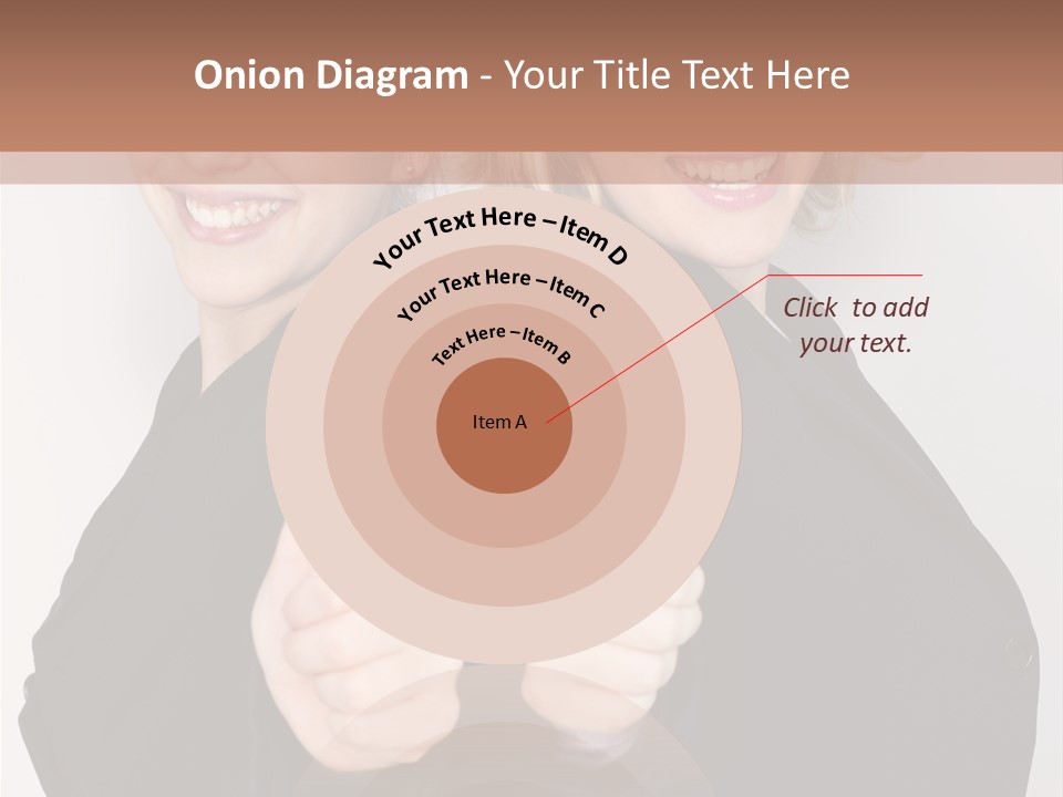 Studentin Zusammen Frau PowerPoint Template