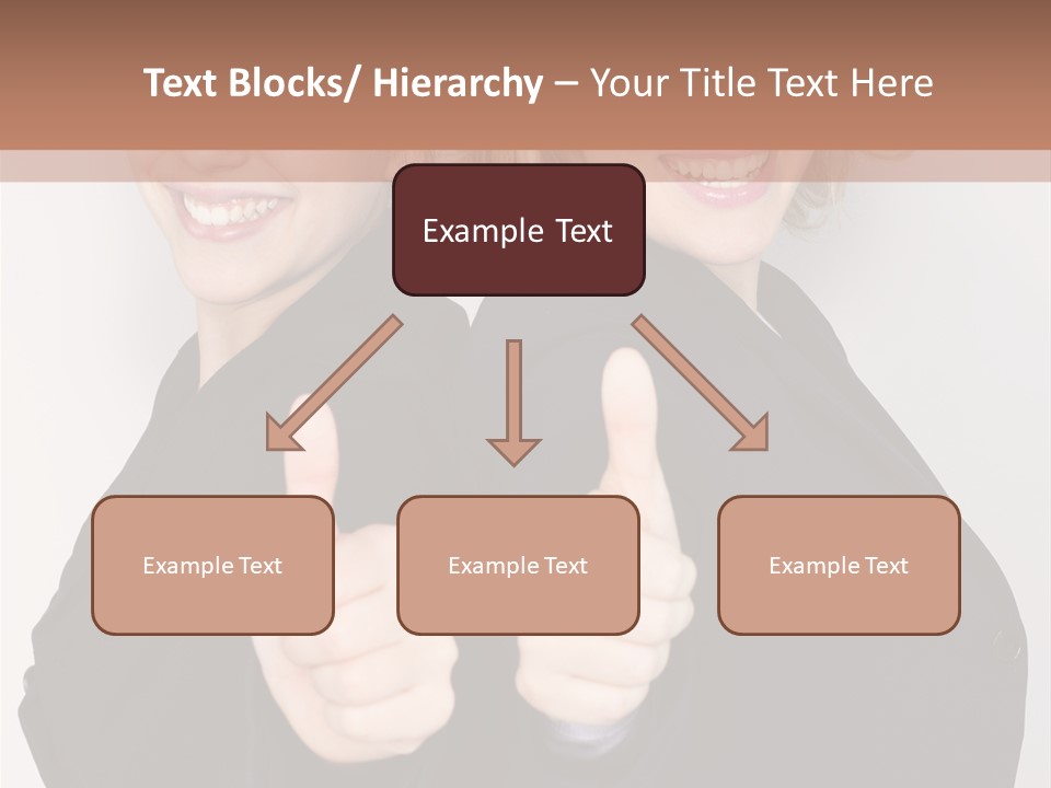 Studentin Zusammen Frau PowerPoint Template