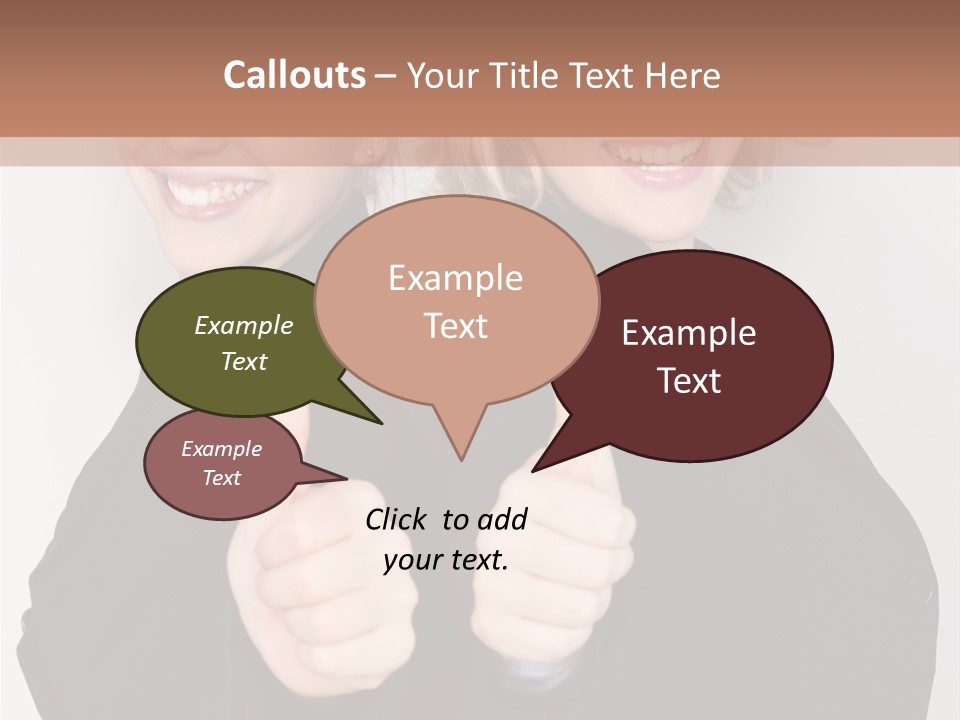 Studentin Zusammen Frau PowerPoint Template