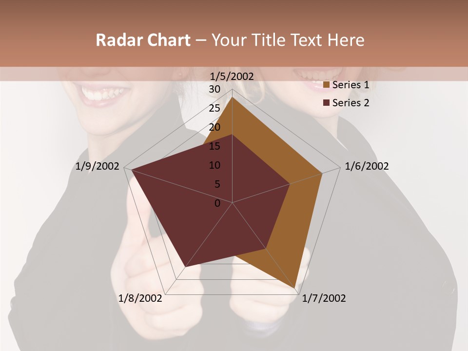 Studentin Zusammen Frau PowerPoint Template