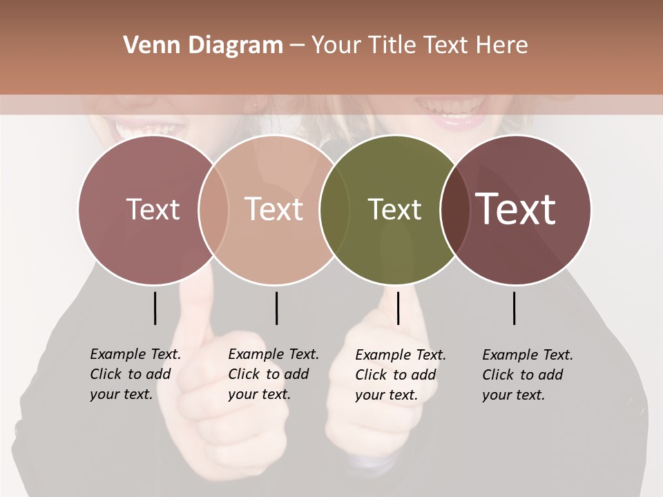 Studentin Zusammen Frau PowerPoint Template