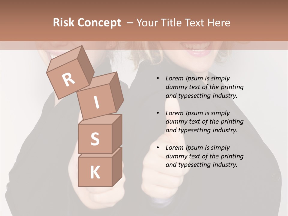 Studentin Zusammen Frau PowerPoint Template