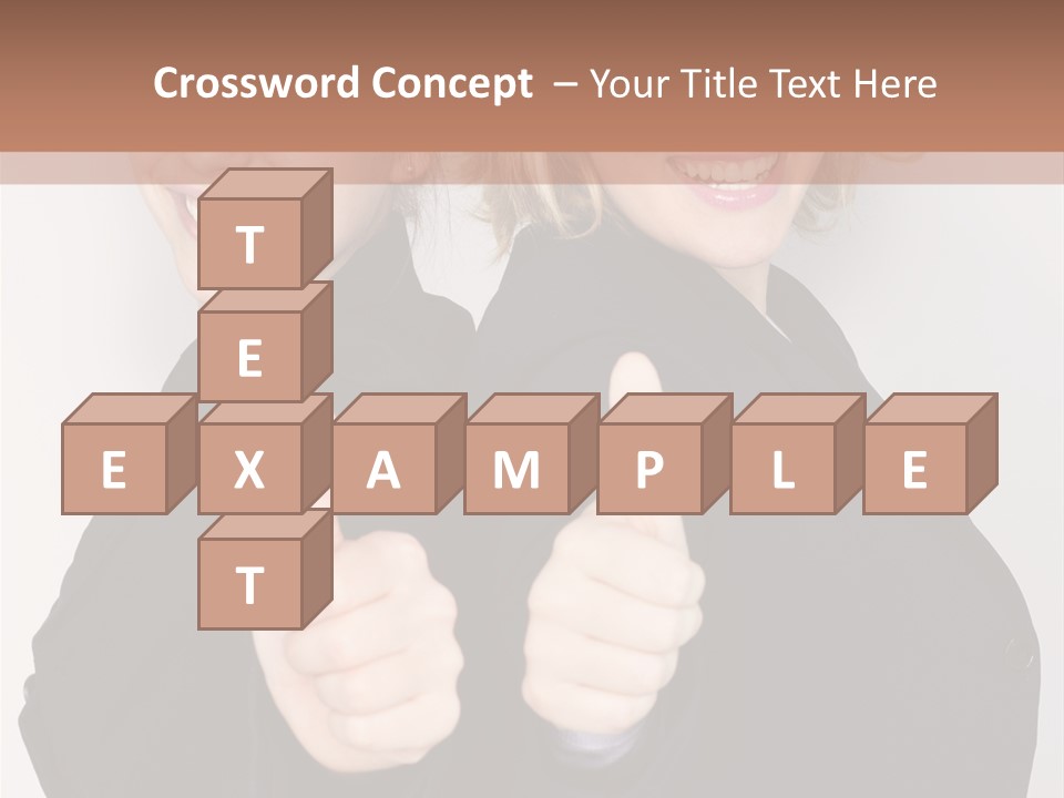 Studentin Zusammen Frau PowerPoint Template