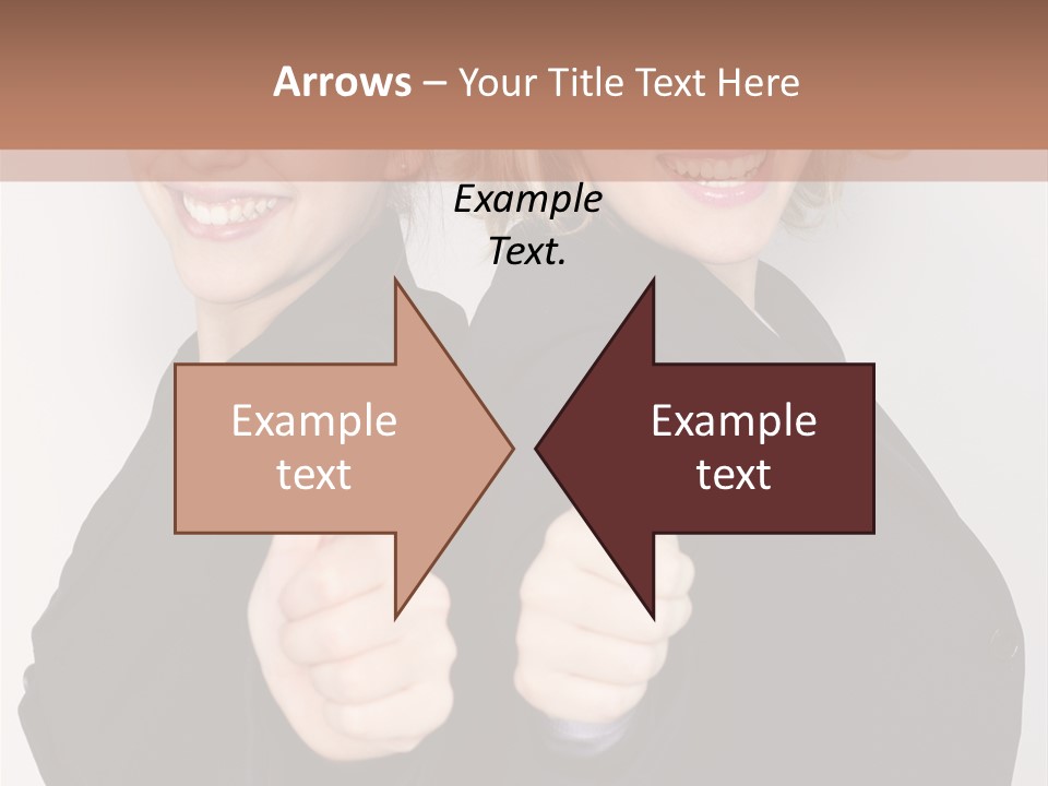 Studentin Zusammen Frau PowerPoint Template