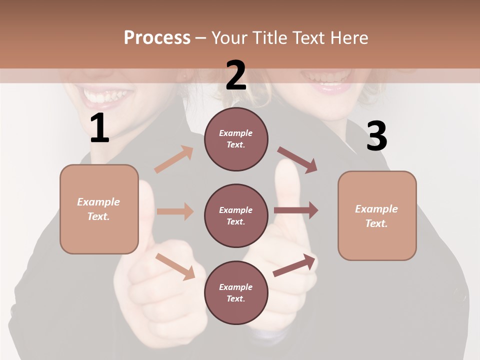 Studentin Zusammen Frau PowerPoint Template