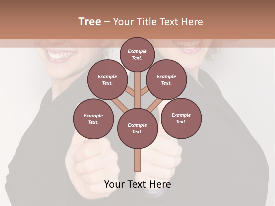 Studentin Zusammen Frau PowerPoint Template