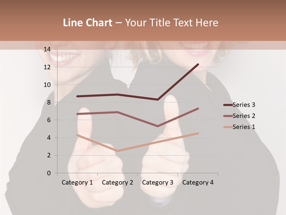 Studentin Zusammen Frau PowerPoint Template