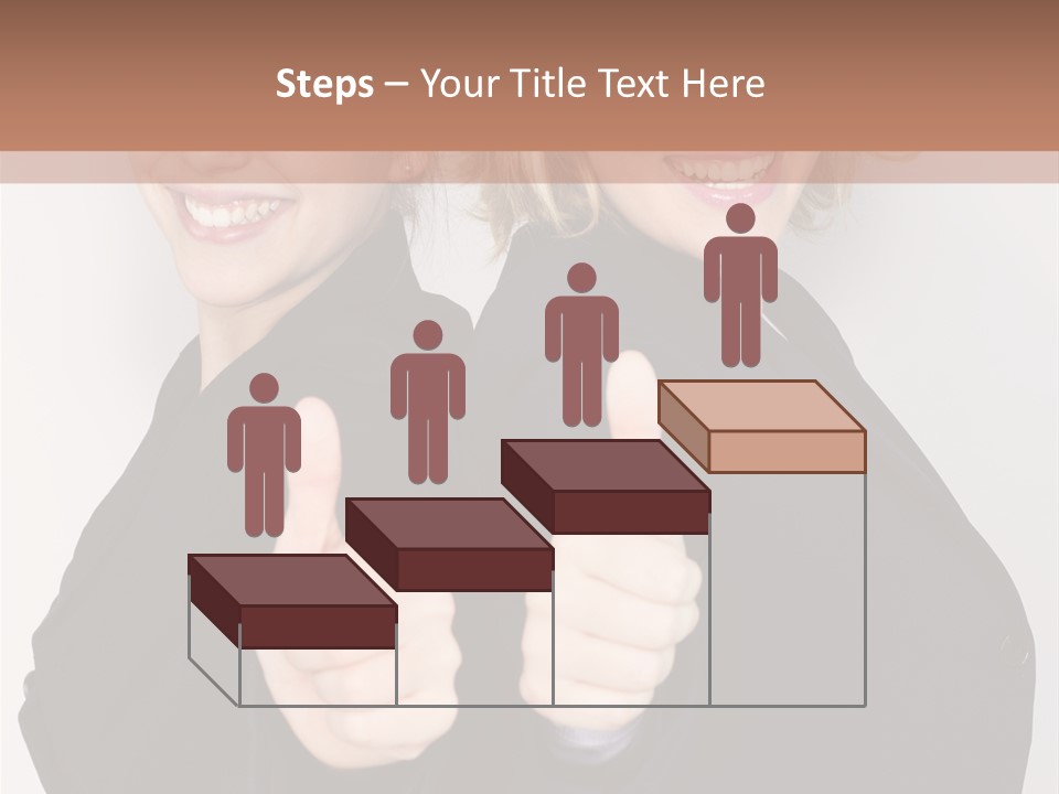 Studentin Zusammen Frau PowerPoint Template