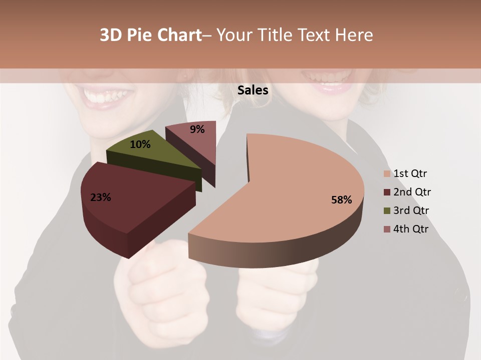 Studentin Zusammen Frau PowerPoint Template