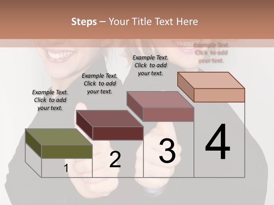 Studentin Zusammen Frau PowerPoint Template