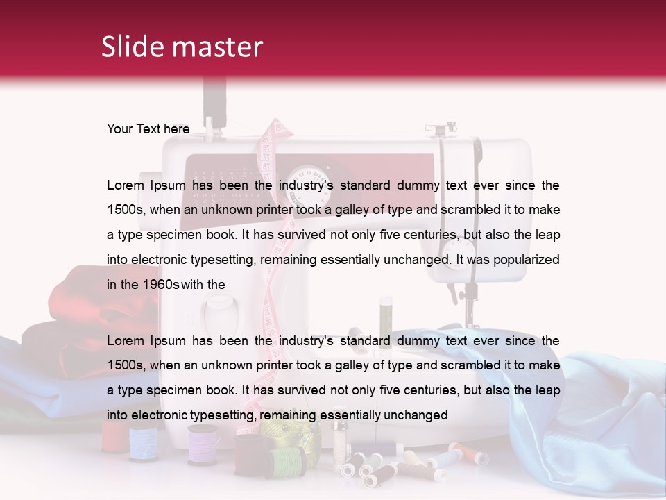 Machine Domestic Modern PowerPoint Template