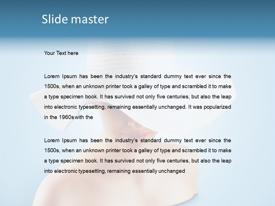 Travel Background Clouds PowerPoint Template