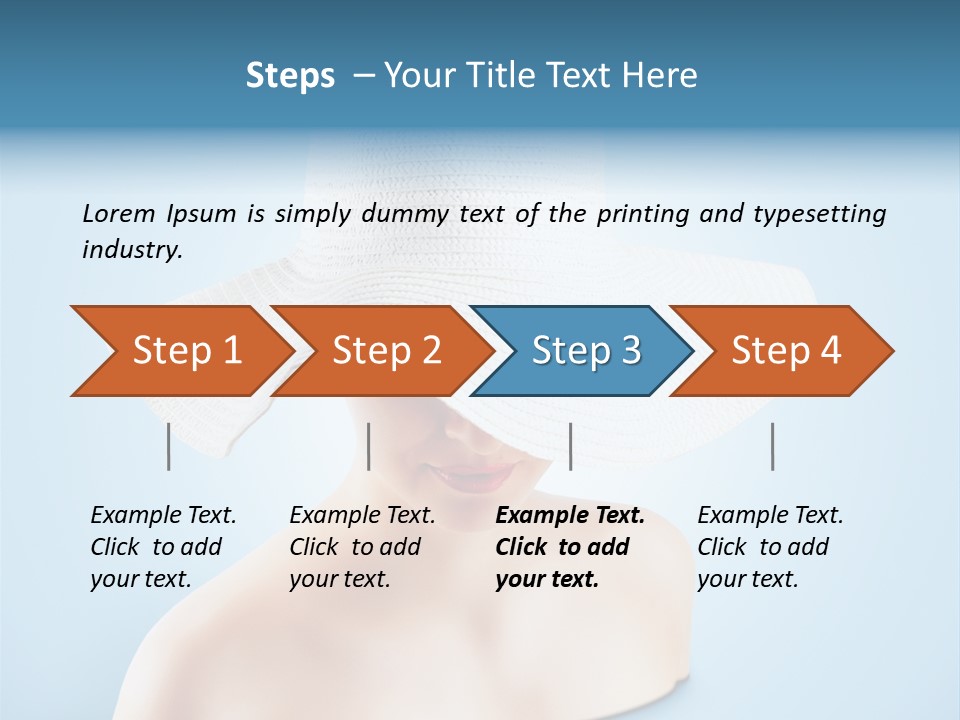 Travel Background Clouds PowerPoint Template