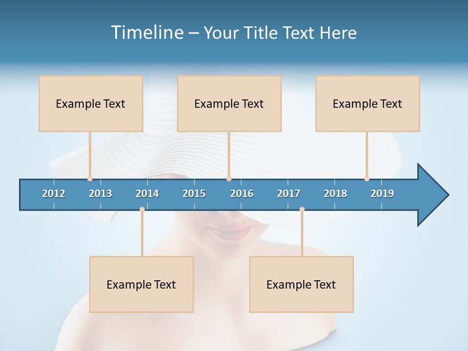 Travel Background Clouds PowerPoint Template