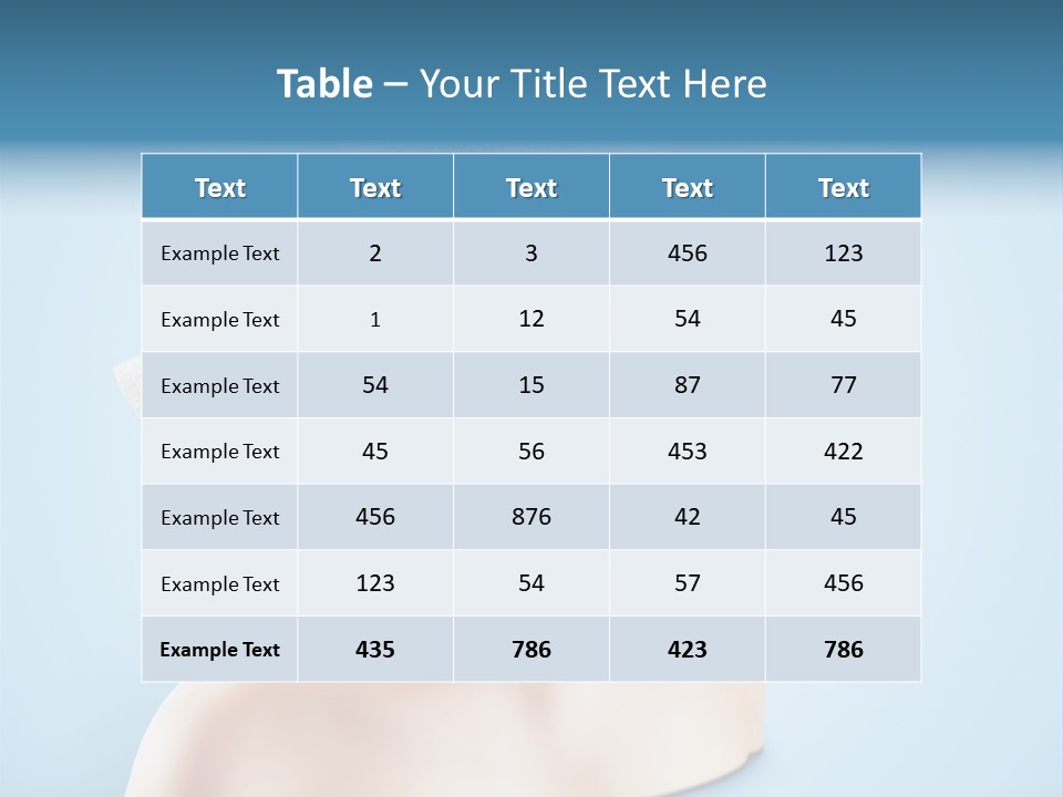 Travel Background Clouds PowerPoint Template