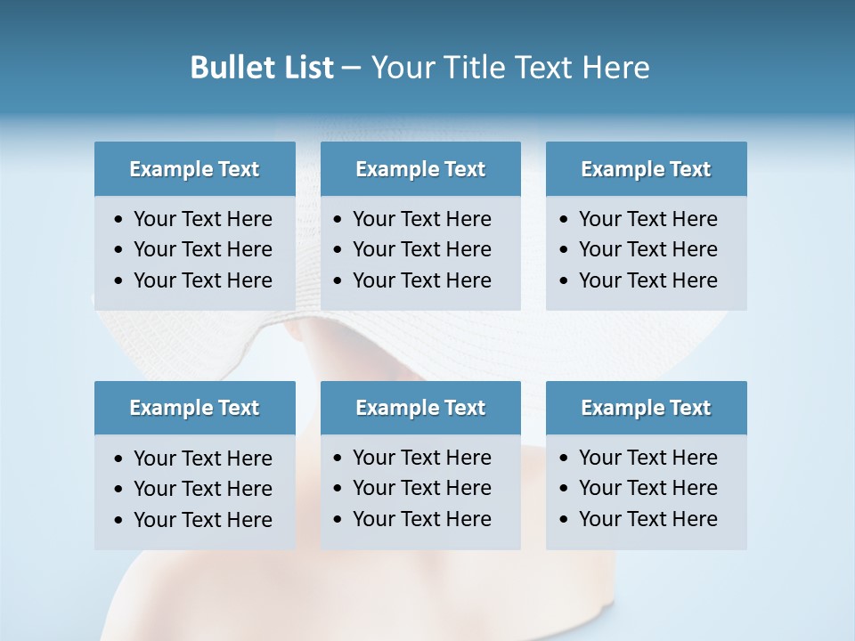 Travel Background Clouds PowerPoint Template
