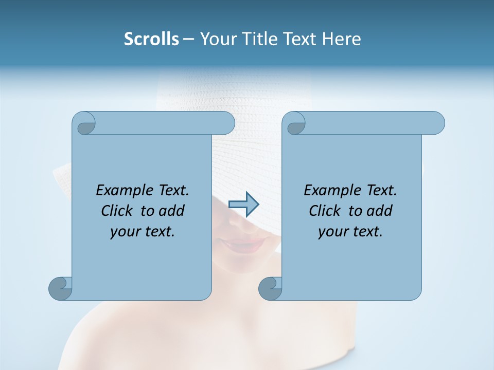 Travel Background Clouds PowerPoint Template
