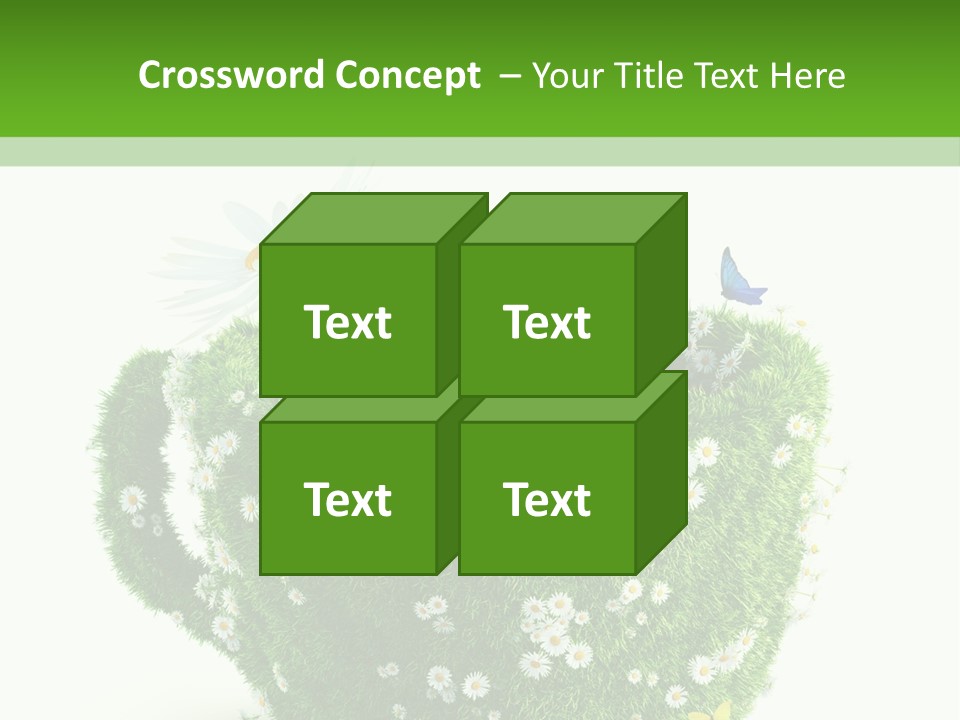 Health Cup Herb PowerPoint Template