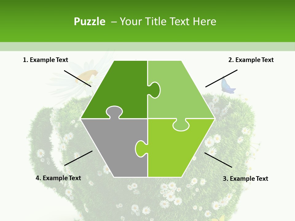 Health Cup Herb PowerPoint Template