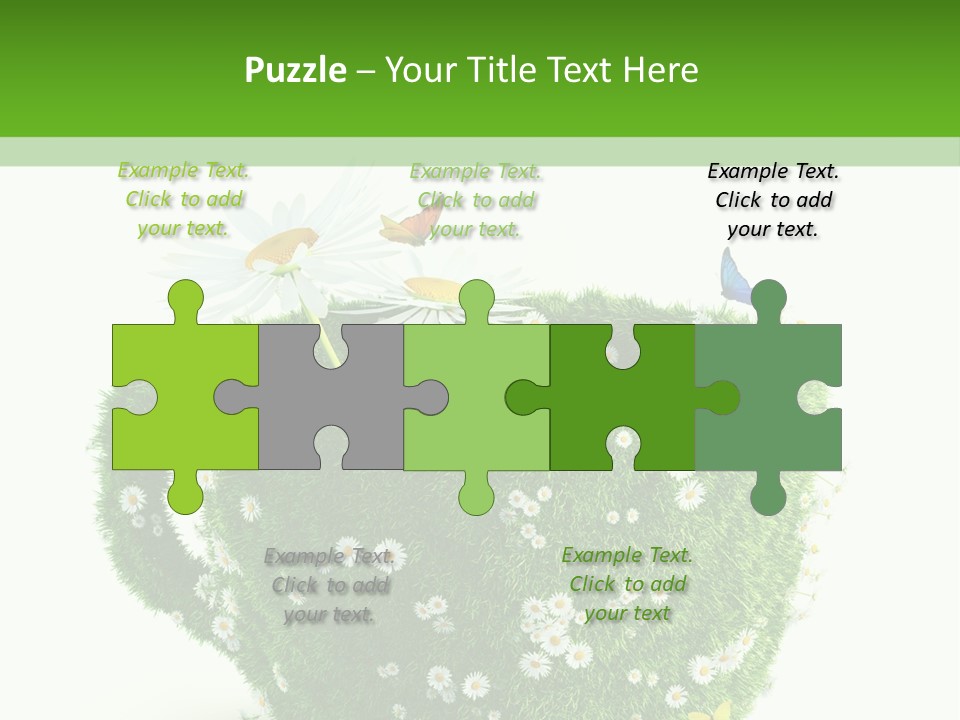 Health Cup Herb PowerPoint Template