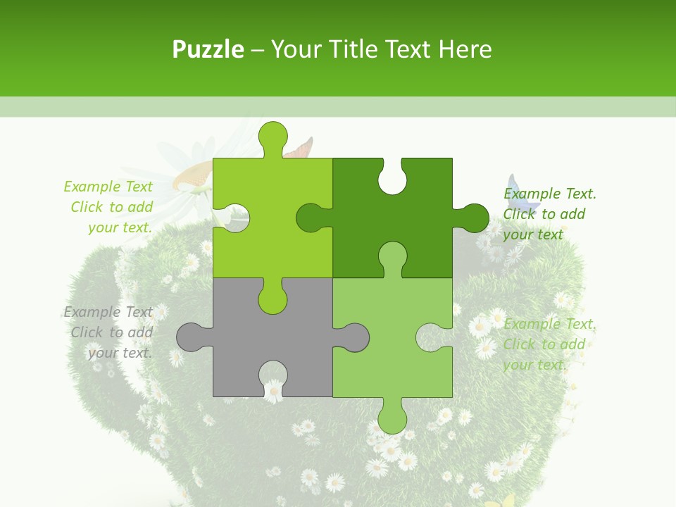 Health Cup Herb PowerPoint Template