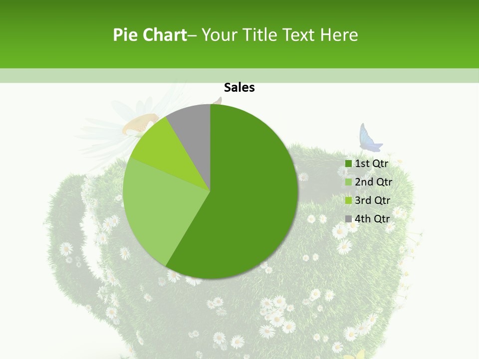 Health Cup Herb PowerPoint Template