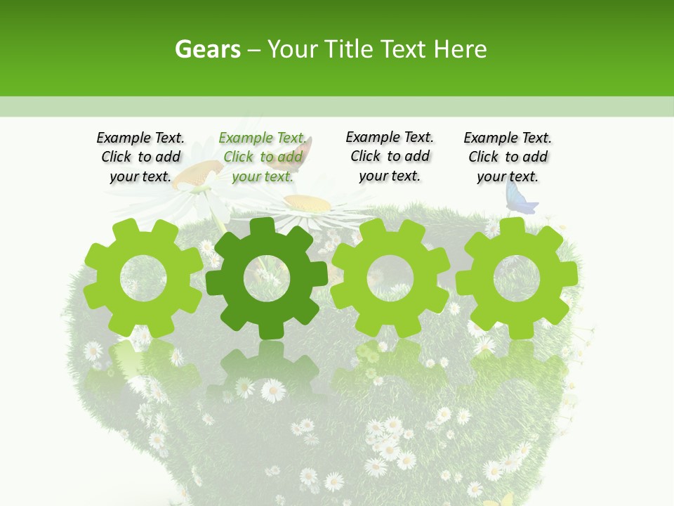 Health Cup Herb PowerPoint Template