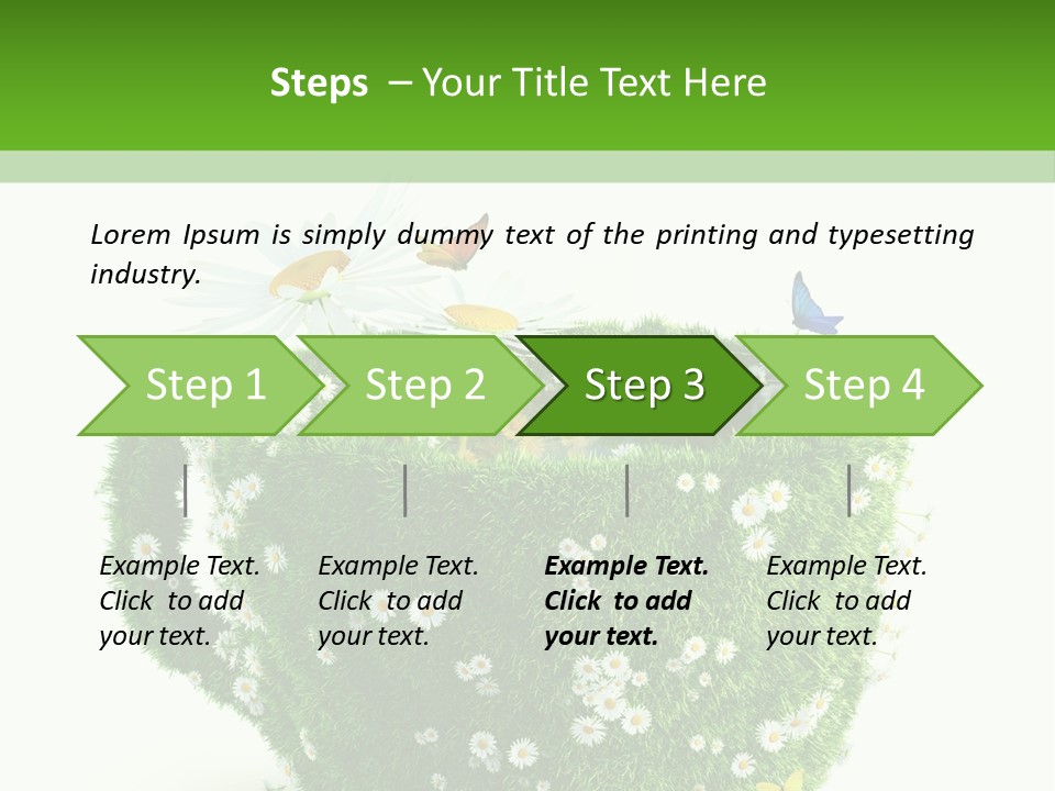 Health Cup Herb PowerPoint Template