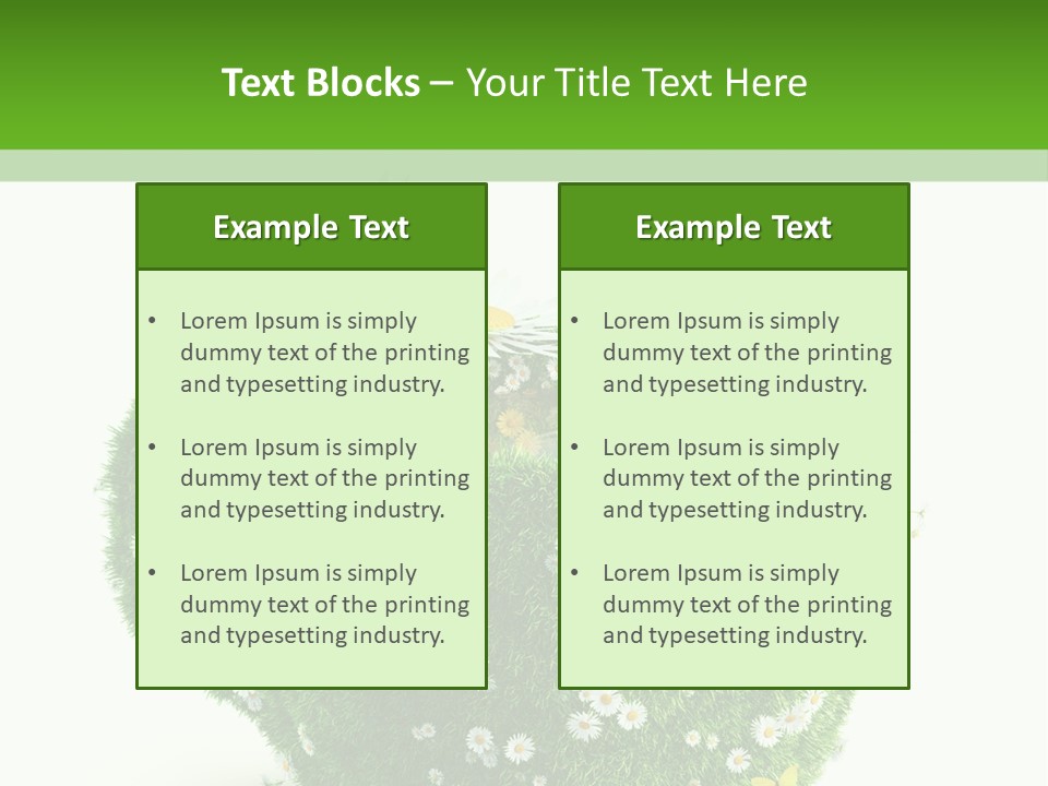 Health Cup Herb PowerPoint Template