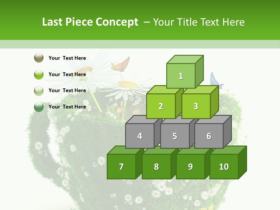 Health Cup Herb PowerPoint Template