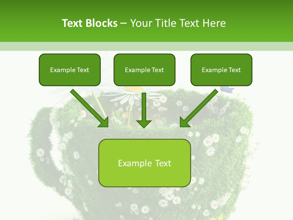 Health Cup Herb PowerPoint Template
