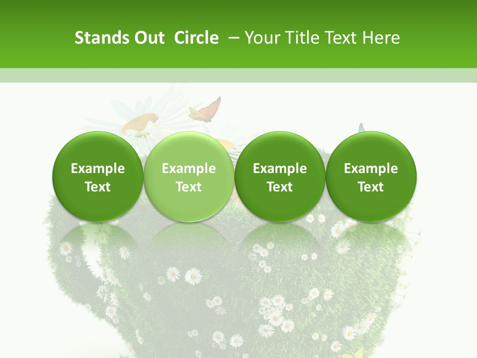 Health Cup Herb PowerPoint Template