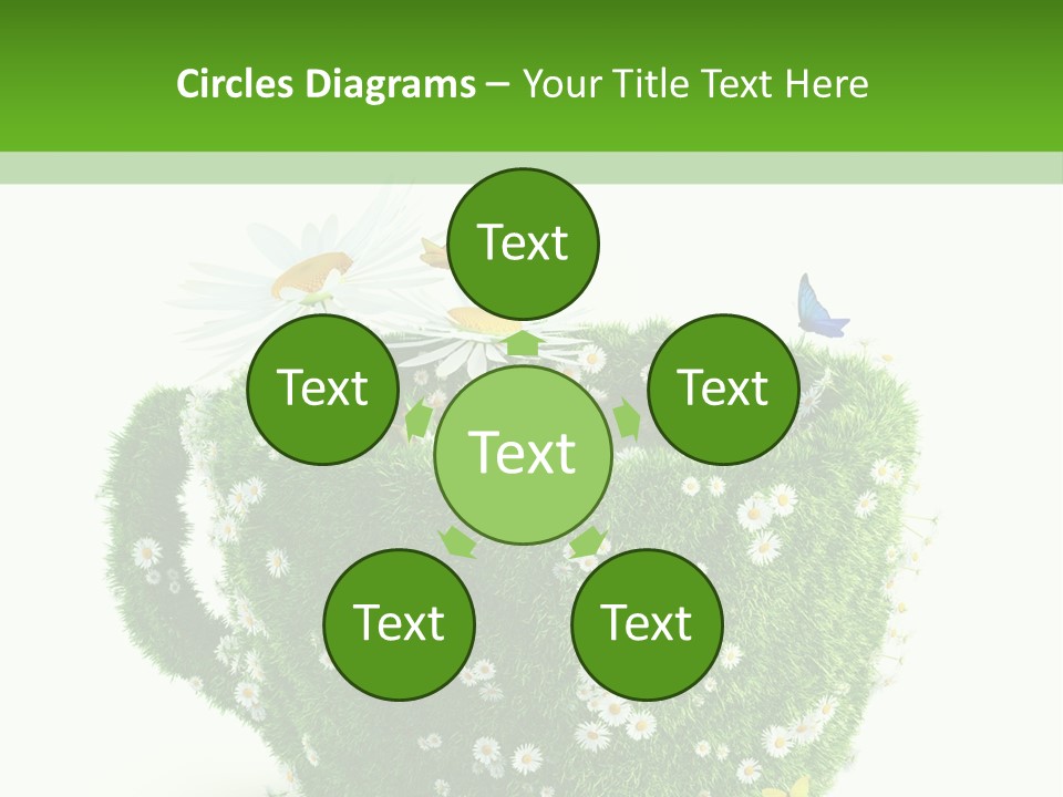 Health Cup Herb PowerPoint Template