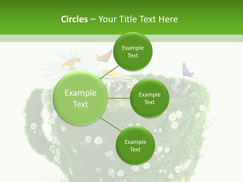 Health Cup Herb PowerPoint Template