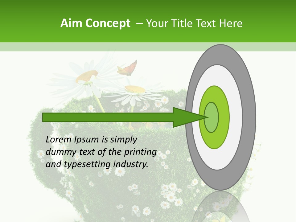 Health Cup Herb PowerPoint Template